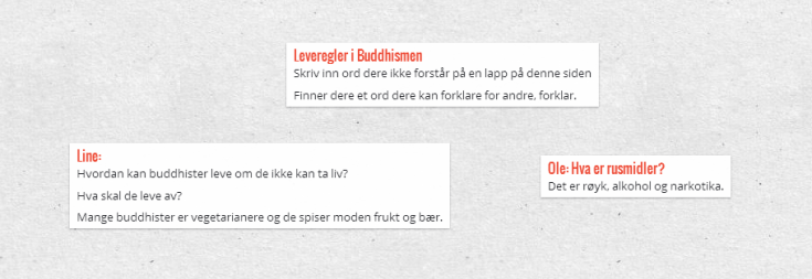 Arbeid med Padlet.com