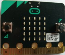 micro:bit - led-display og knapper